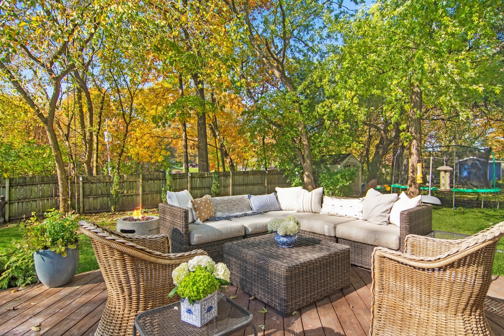 8713 Gardner Road Fox River Grove, IL 60021 - Photo 20 of 25 a outdoor living space with furniture and garden view