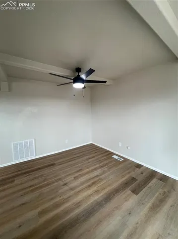 a view of an empty room