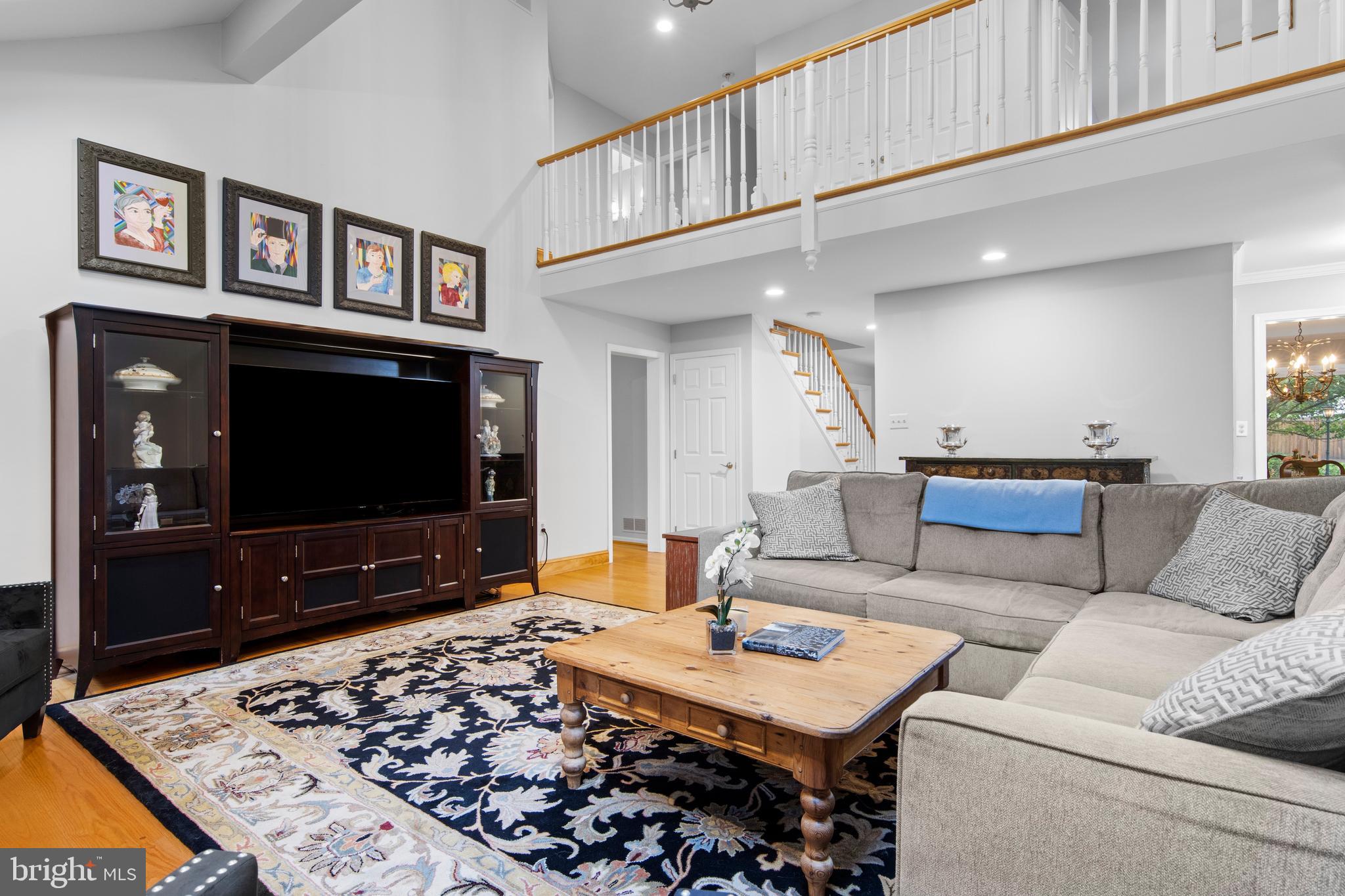 424 Red Coat Lane Wayne, PA 19087 - Photo 12 of 58 Family room with Balcony