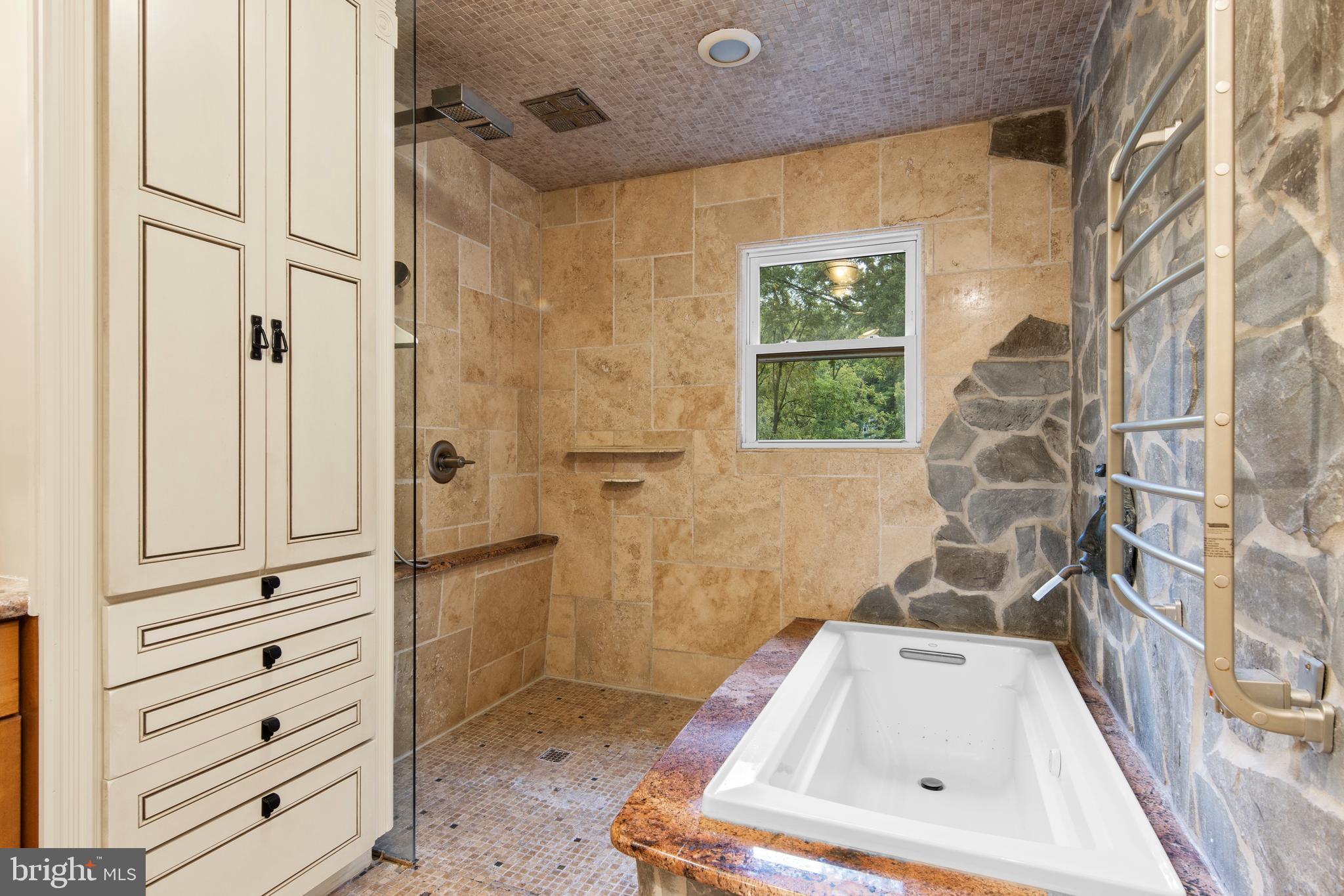 424 Red Coat Lane Wayne, PA 19087 - Photo 47 of 58 Tub with jets and shower with numerous heads