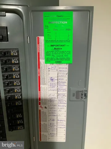 a view of electric room