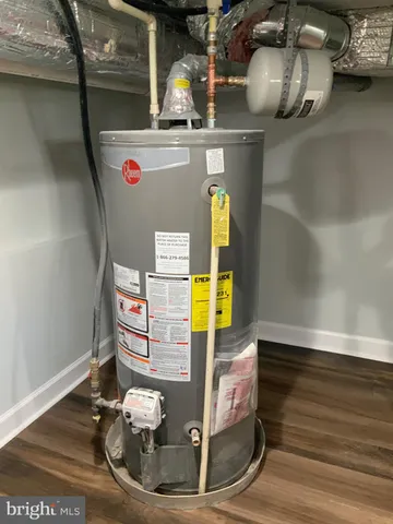 a view of water heater room