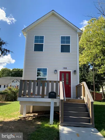 a view of front door of house