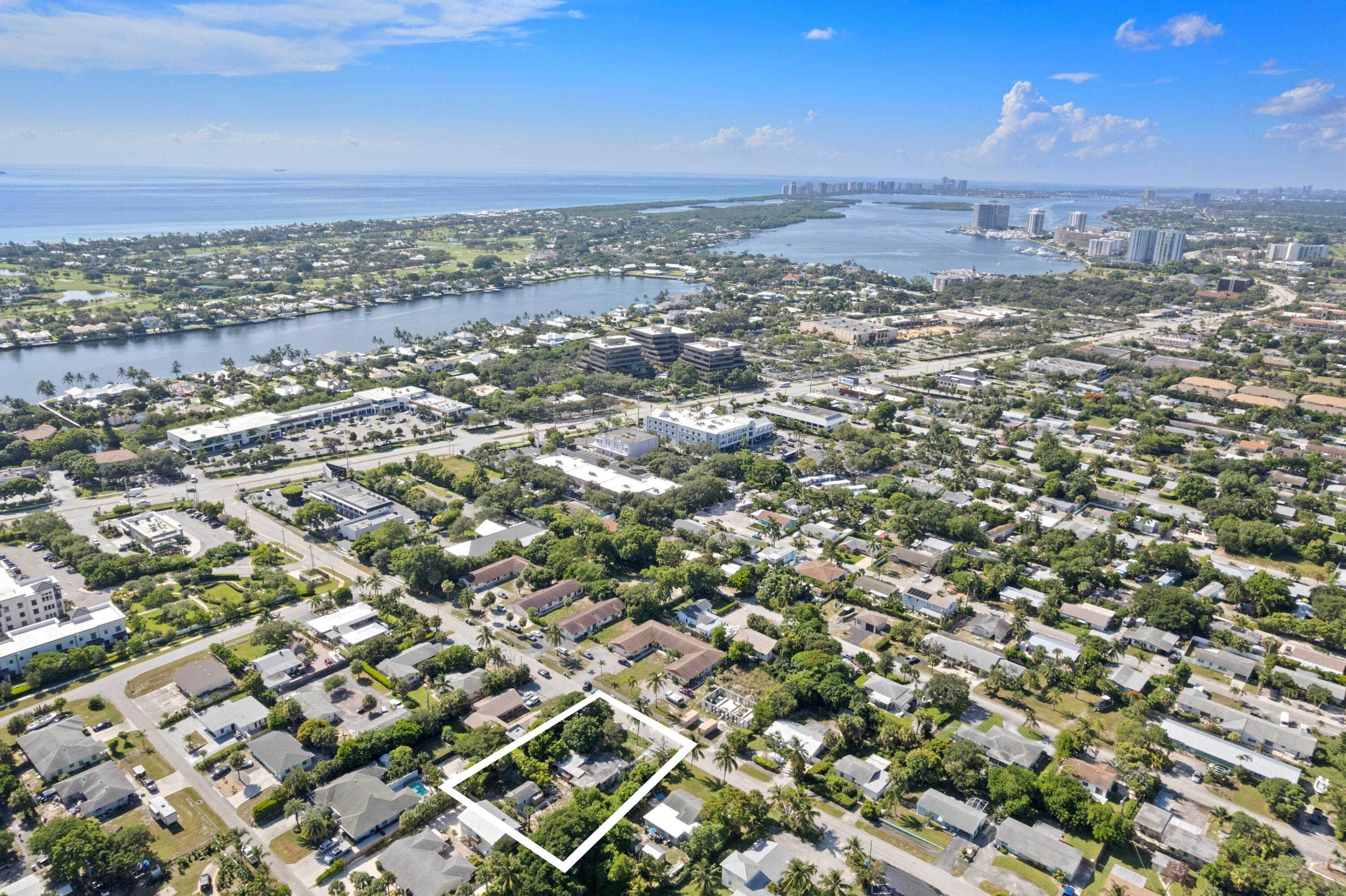 1831 Juno Road North Palm Beach, FL 33408 - Photo 1 of 37 Aerial Neighborhood View