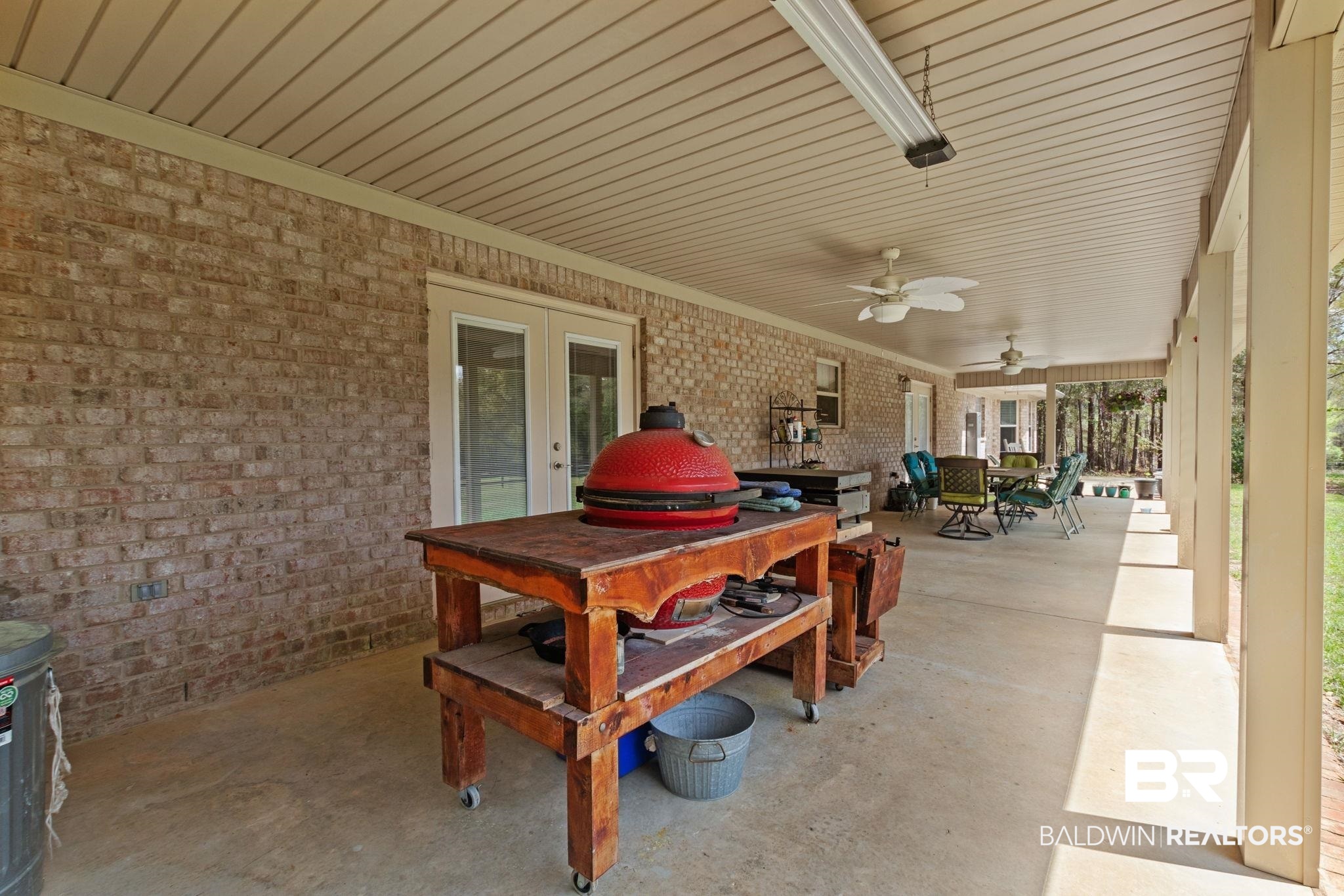 24250 Hack Road Bay Minette, AL 36507 - Photo 61 of 88 View of patio featuring outdoor dining area and ceiling fan