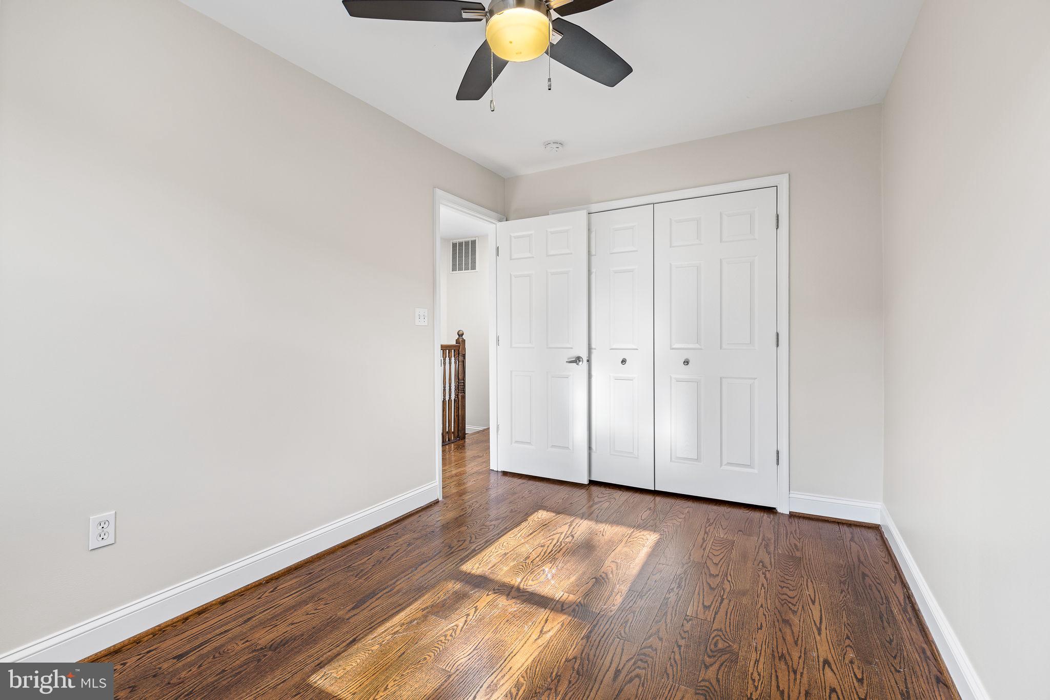 1638 Rosedale Street Northeast Washington, DC 20002 - Photo 23 of 37 Bedroom 2 on upper level w hardwoods