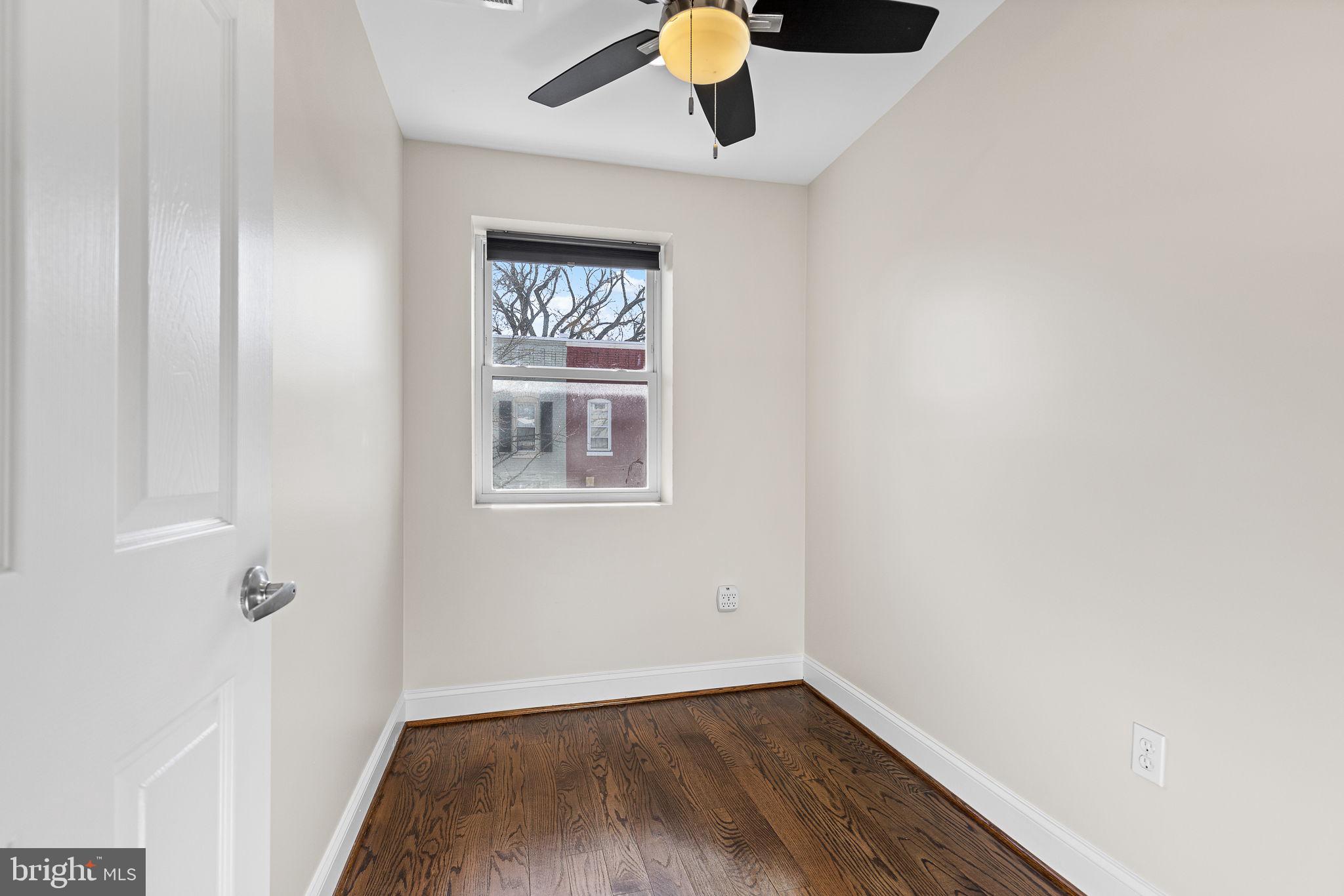 1638 Rosedale Street Northeast Washington, DC 20002 - Photo 24 of 37 Bedroom 3 on upper level w hardwoods