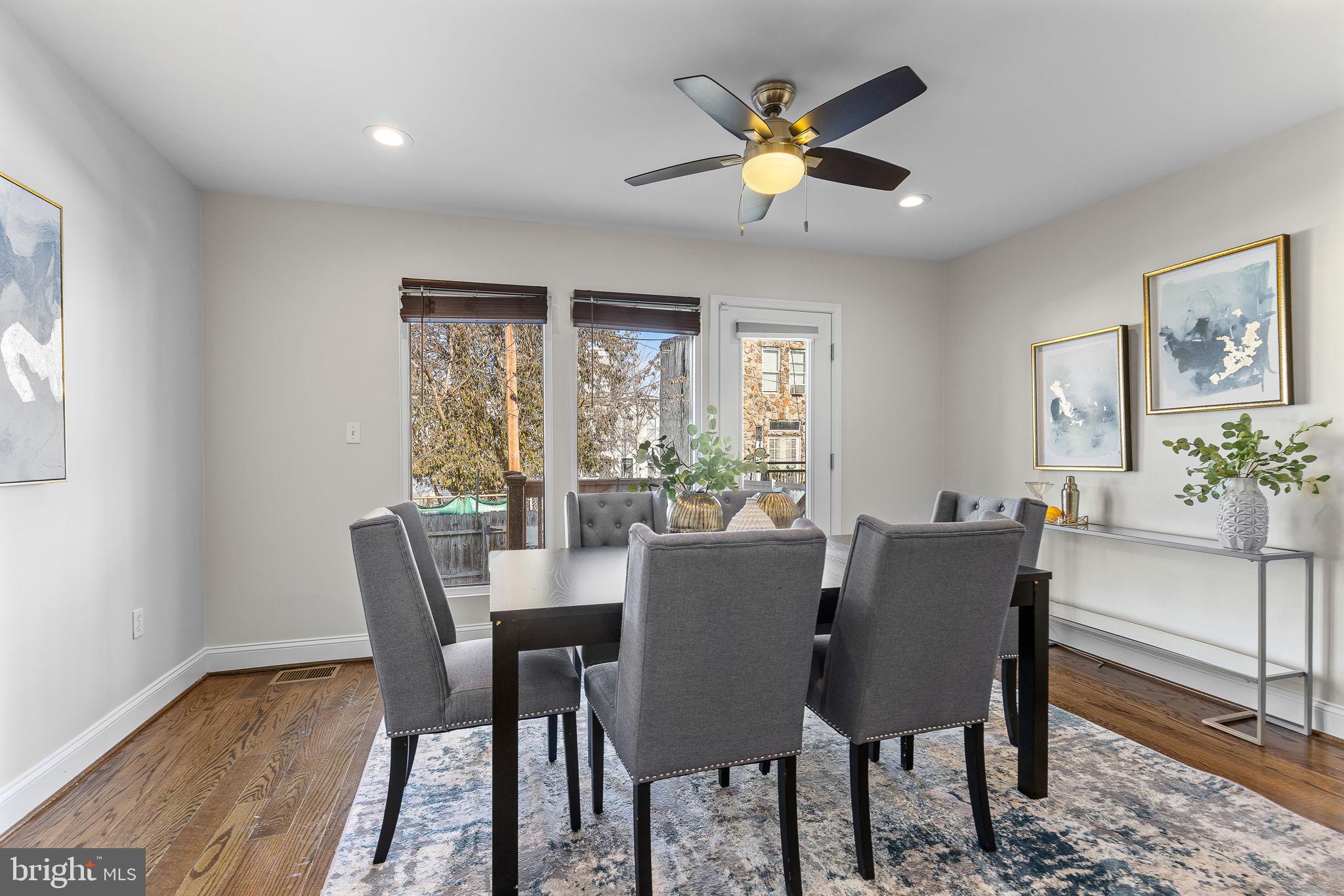 1638 Rosedale Street Northeast Washington, DC 20002 - Photo 3 of 37 Sunny dining area opens to deck and private yard