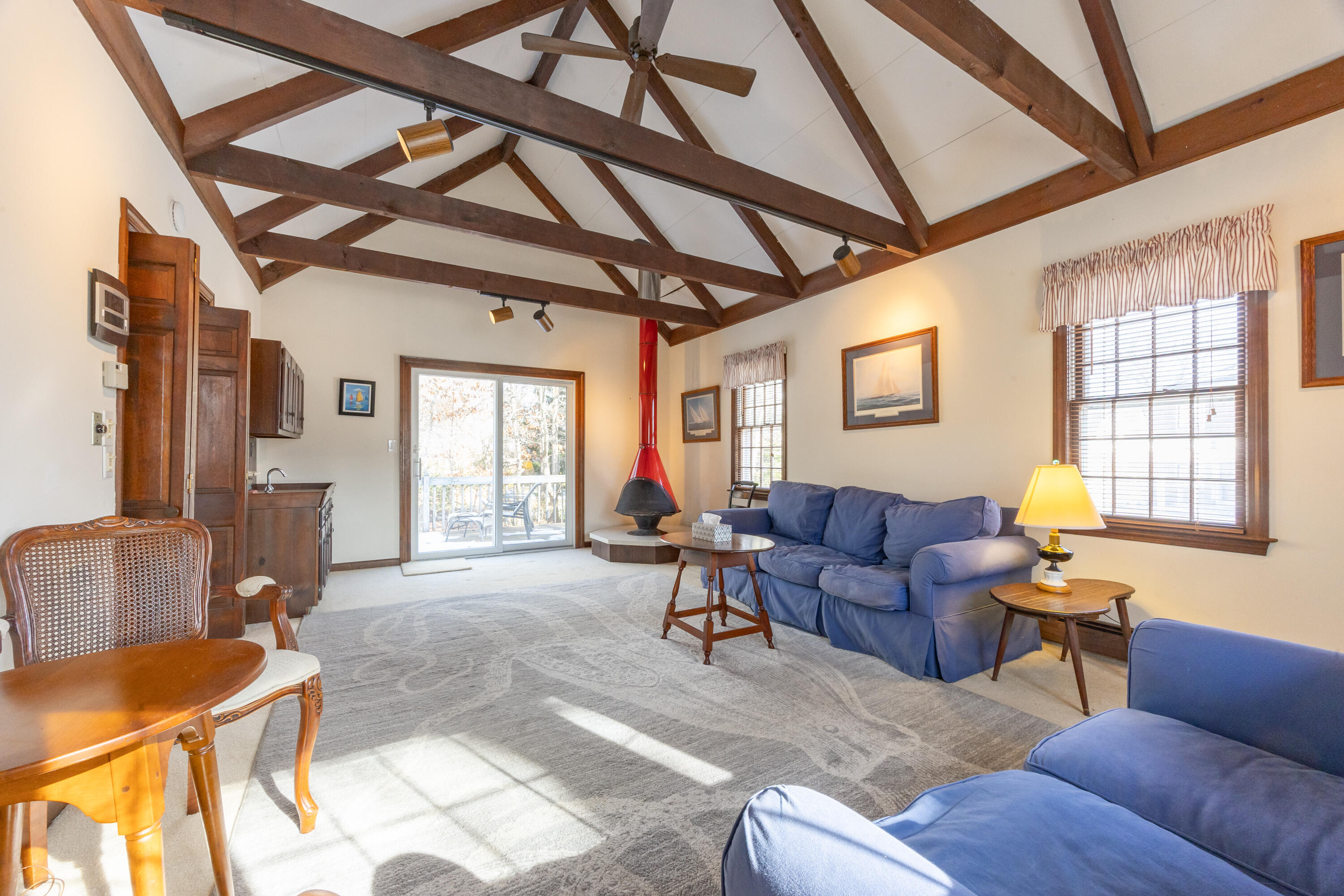 12 Canapitsit Drive East Falmouth, MA 02536 - Photo 4 of 34 a living room with furniture and a large window