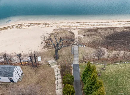 a view of beach and ocean