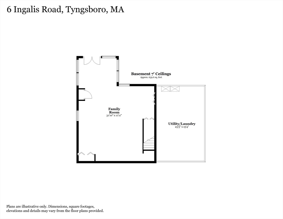 6 Ingalls Road Tyngsborough, MA 01879 - Photo 37 of 38 a picture of a floor plan