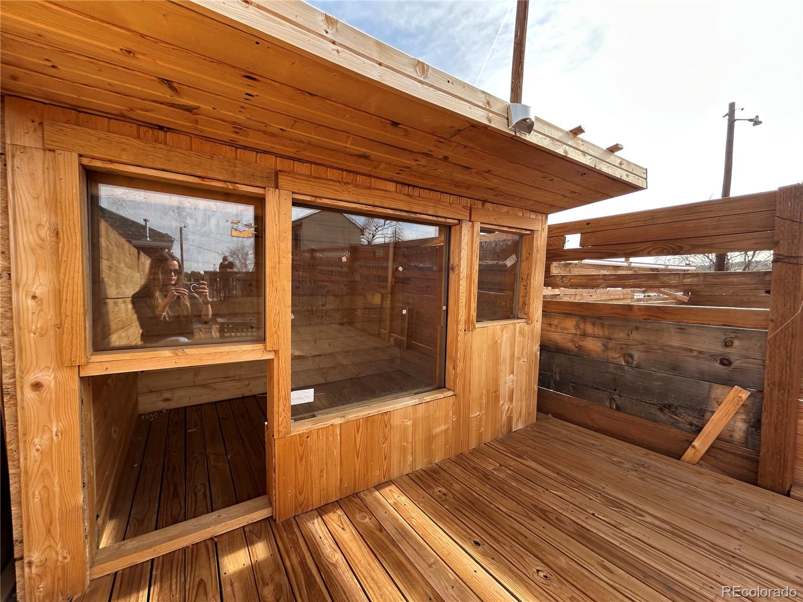 26 West 3rd Street Walsenburg, CO 81089 - Photo 18 of 27 a view of a balcony door and an outdoor space