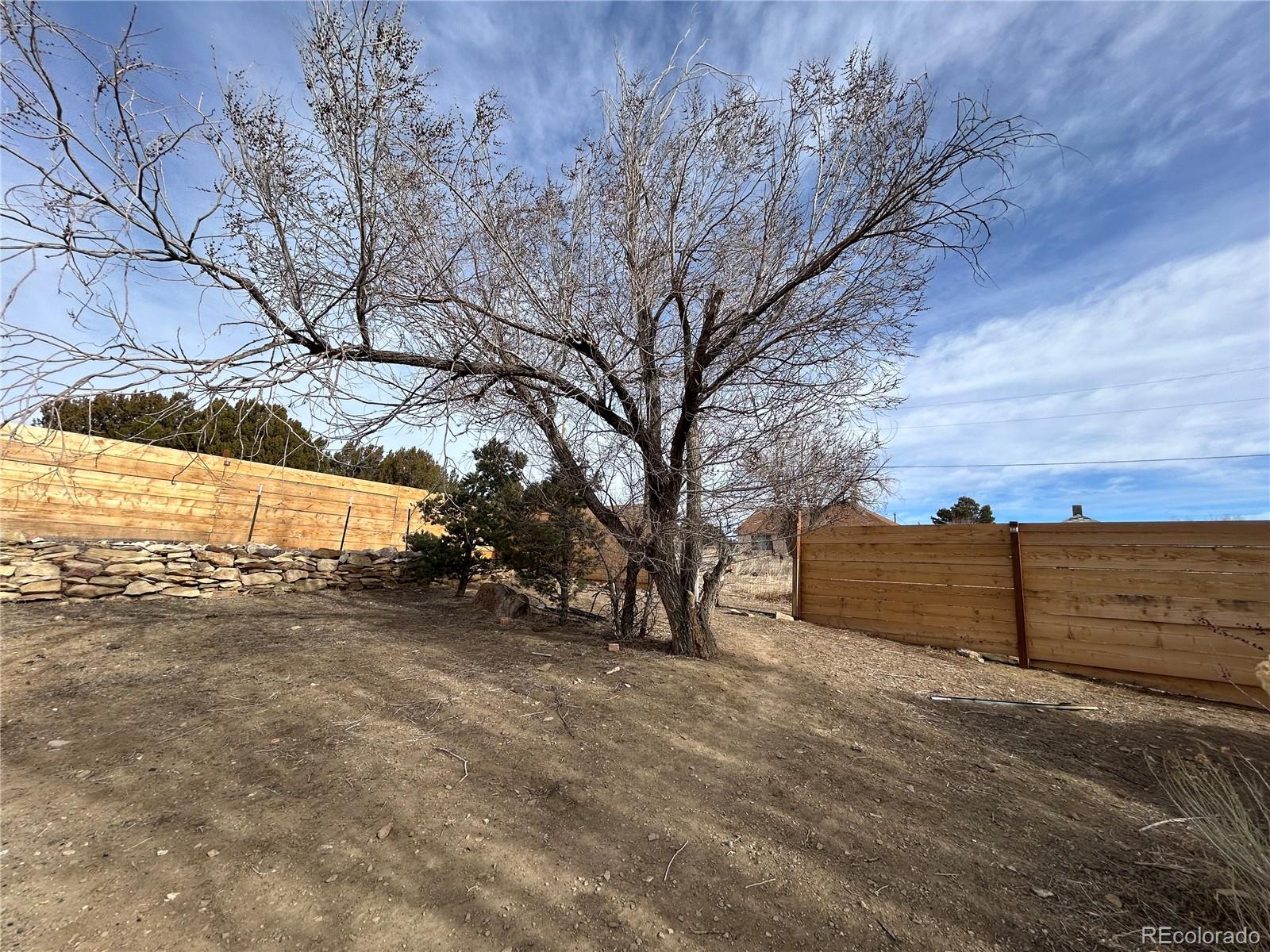 26 West 3rd Street Walsenburg, CO 81089 - Photo 21 of 27 a view of a yard with a tree