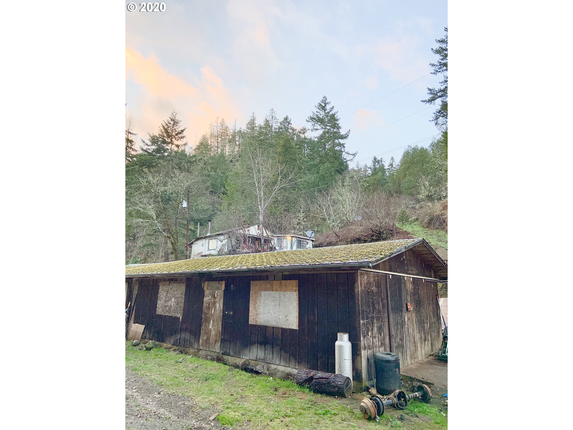 9995 Upper Olalla Road Winston, OR 97496 - Photo 10 of 29 a view of small yard in front of house