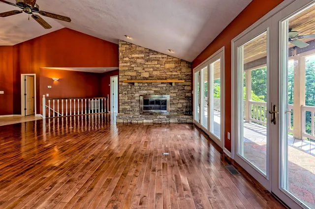 a view of a house with a porch