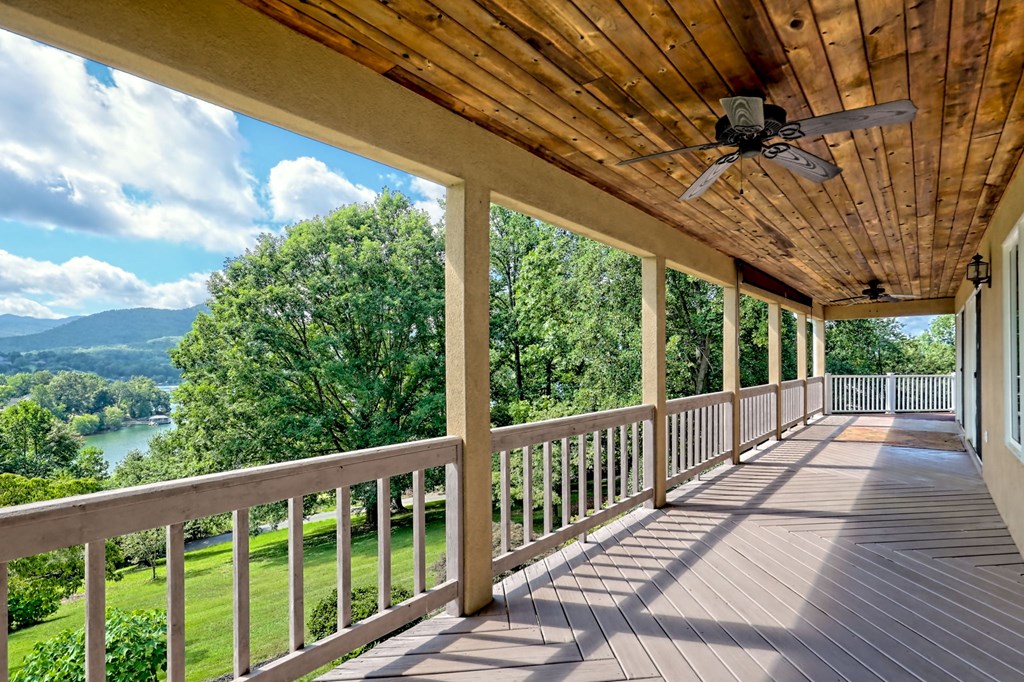 136 Elf School Road Hayesville, NC 28904 - Photo 21 of 84 a view of porch with wooden floor in outdoor space