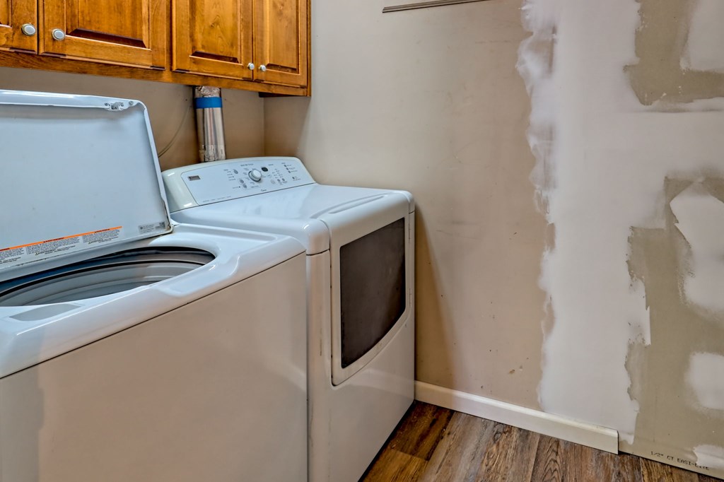 136 Elf School Road Hayesville, NC 28904 - Photo 65 of 84 a utility room with dryer and washer