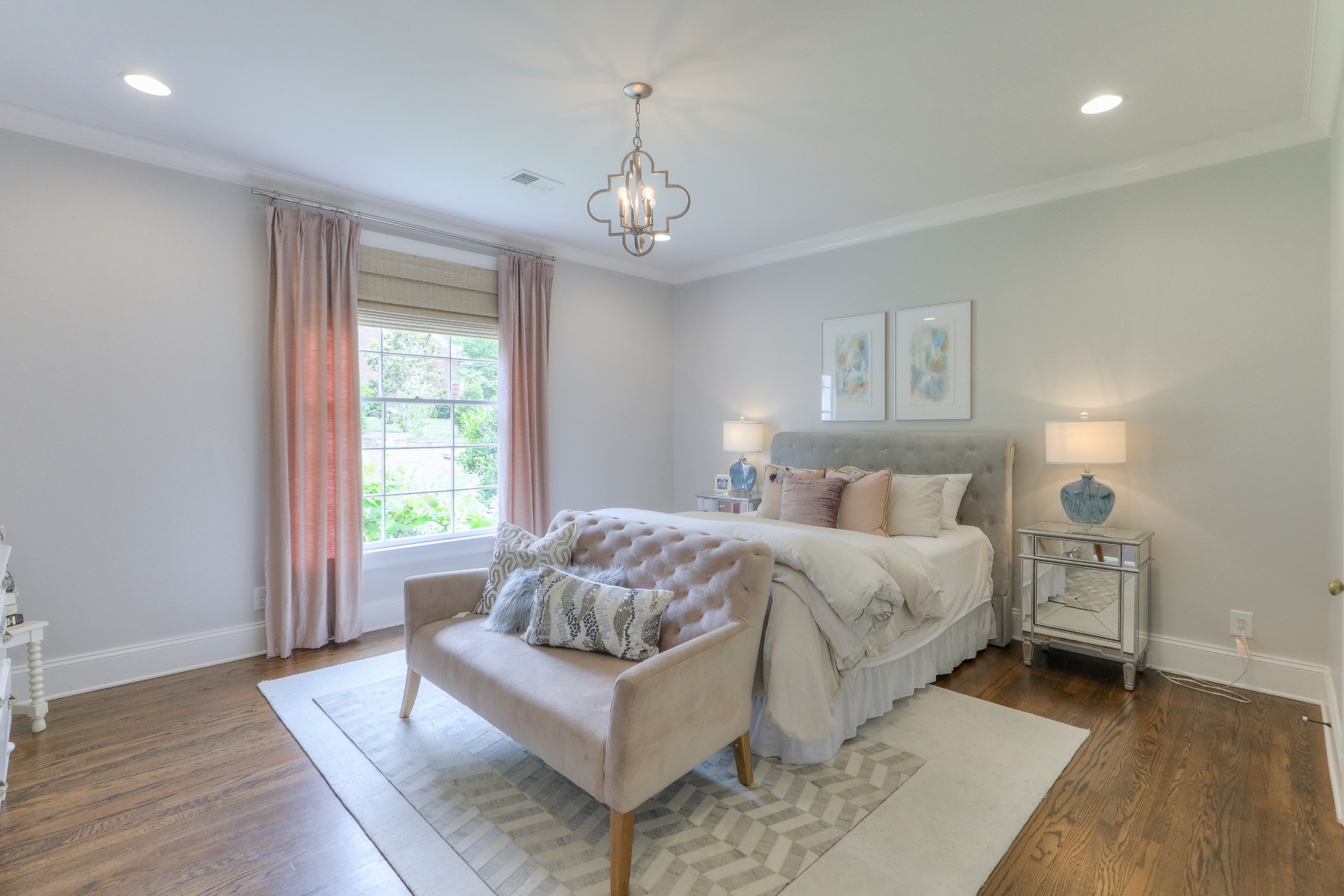 2315 Valley Brook Road Nashville, TN 37215 - Photo 33 of 67 a spacious bedroom with a bed and a couch