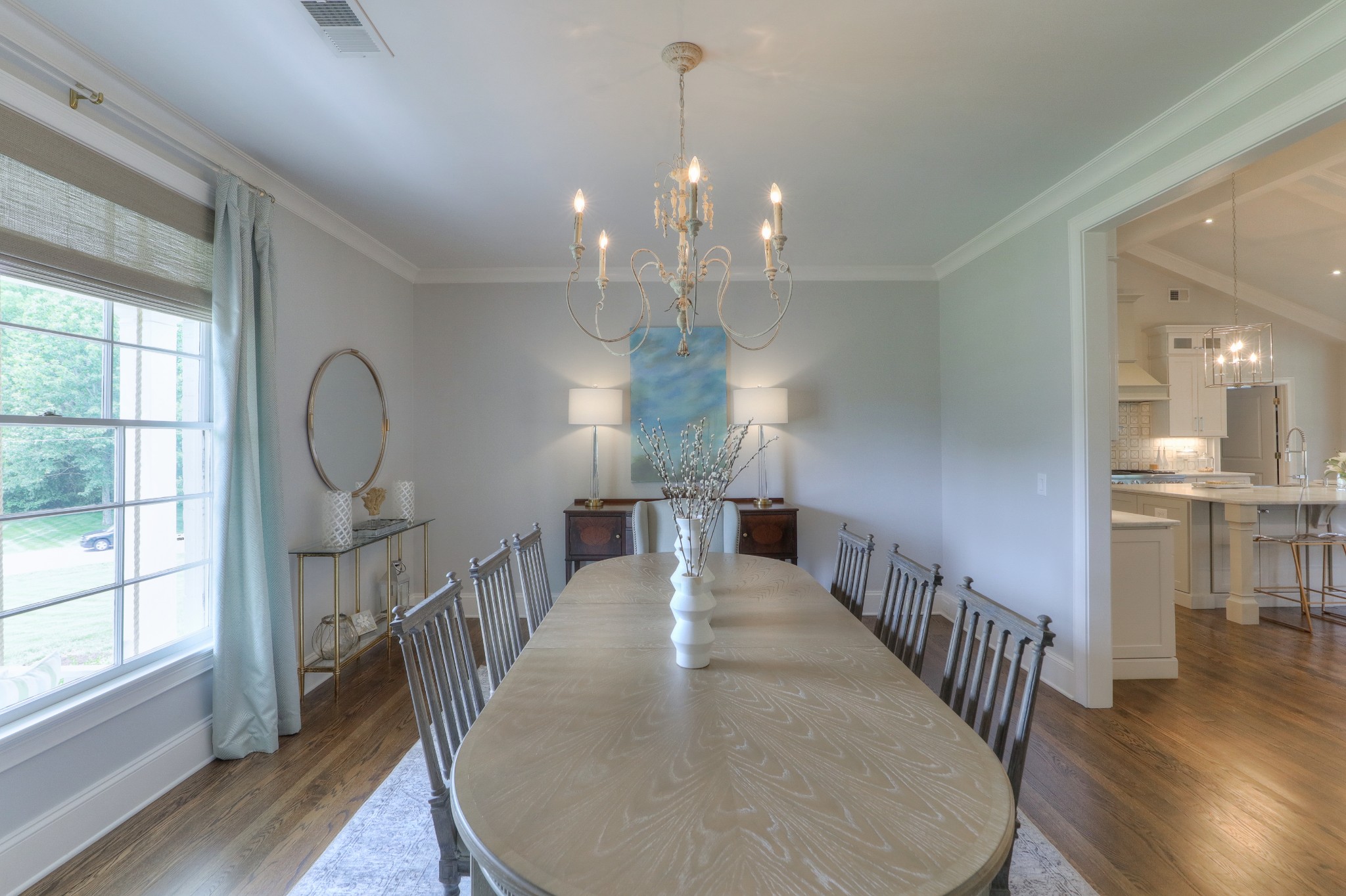 2315 Valley Brook Road Nashville, TN 37215 - Photo 51 of 67 a view of a dining room with furniture window and wooden floor