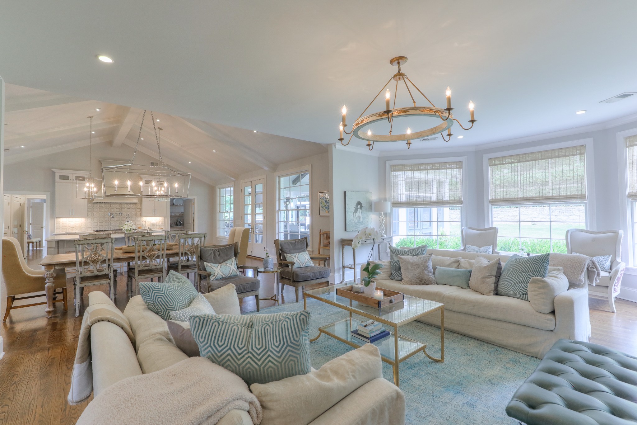 2315 Valley Brook Road Nashville, TN 37215 - Photo 64 of 67 a living room with lots of furniture and a chandelier