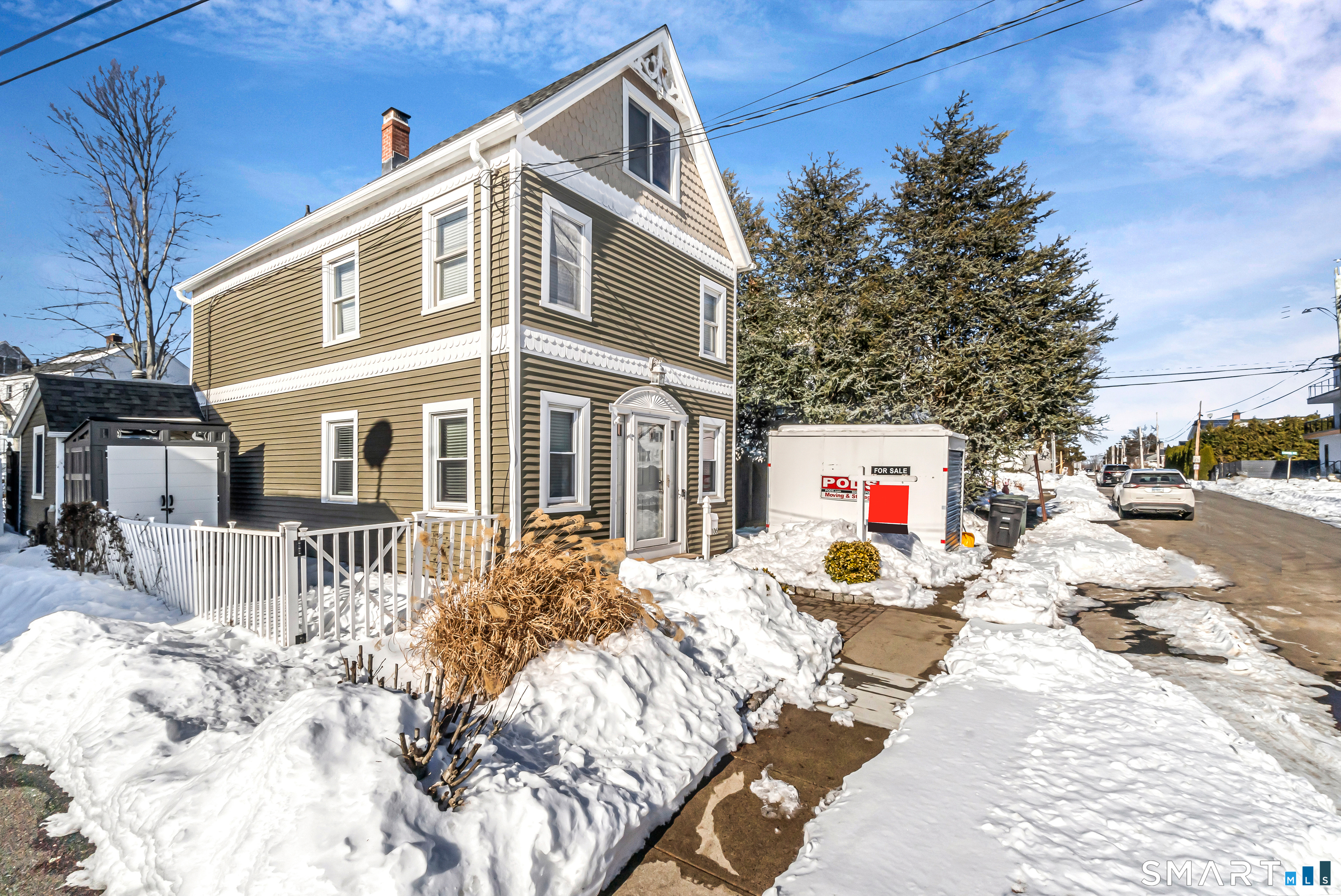 106 Hawley Avenue Milford, CT 06460 - Photo 26 of 39 a sign on the side of a building
