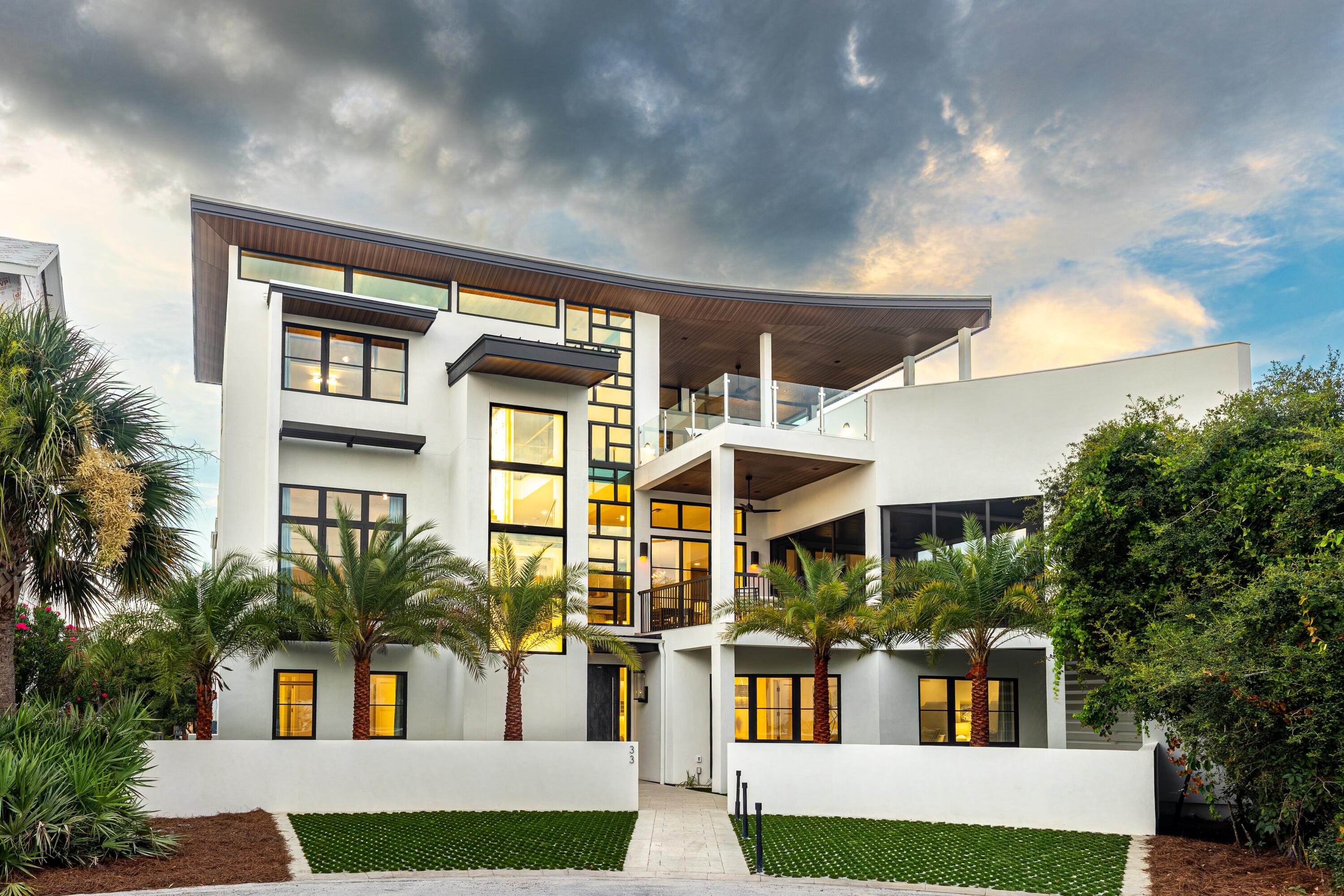 33 Camp Creek Point Dr Inlet Beach Inlet Beach, FL 32461 - Photo 95 of 110 a front view of residential houses with yard