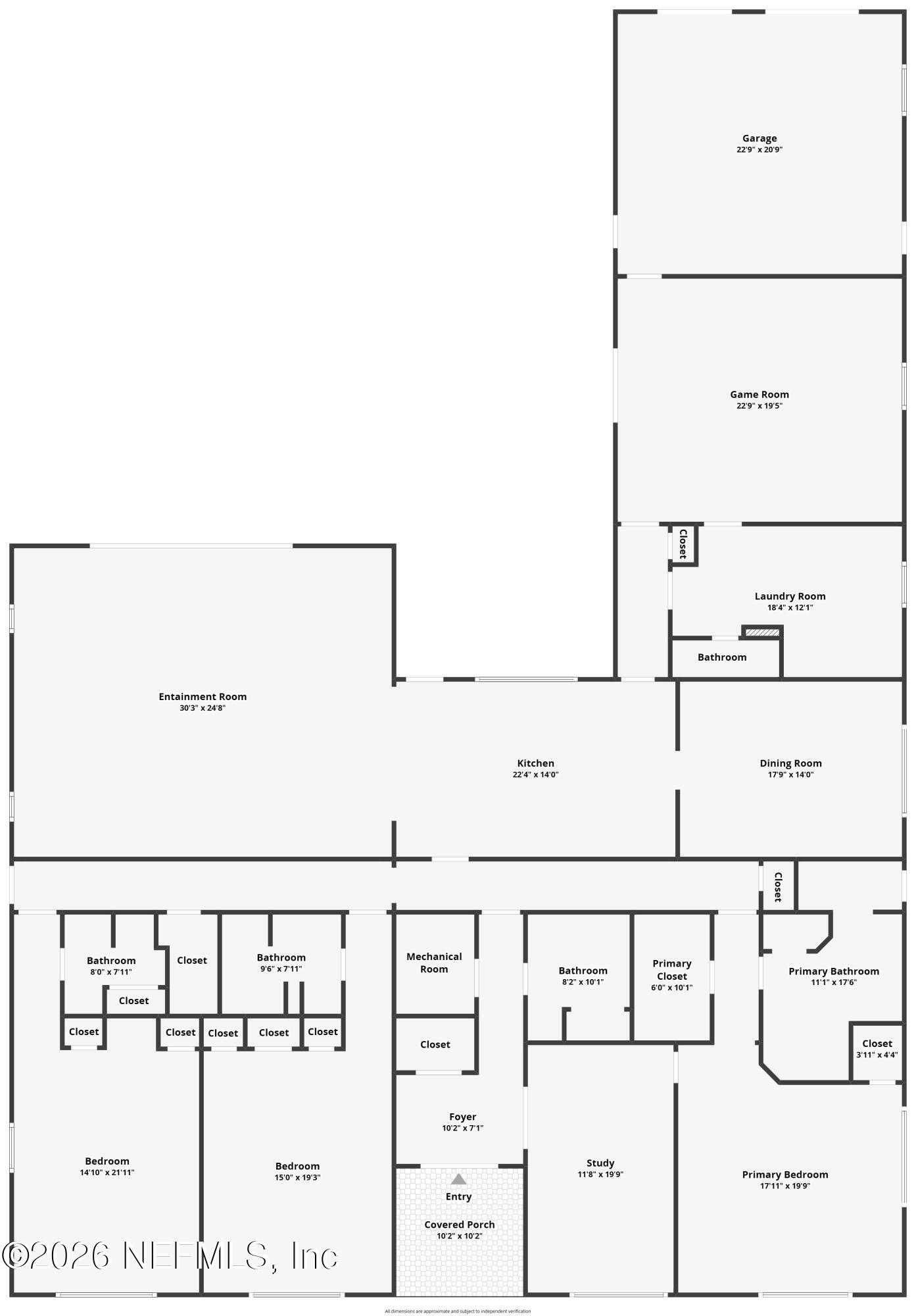 26504 Sheared Stokes Road Hilliard, FL 32046 - Photo 62 of 62 ~Floor Plan