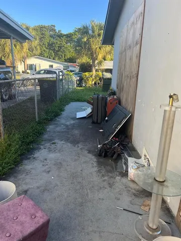 a car parked in front of a house