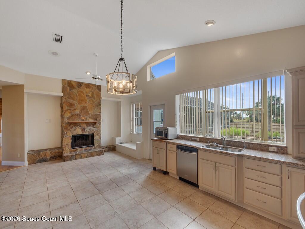 167 Deer Run Road Palm Bay, FL 32909 - Photo 15 of 36 a large kitchen with a large window