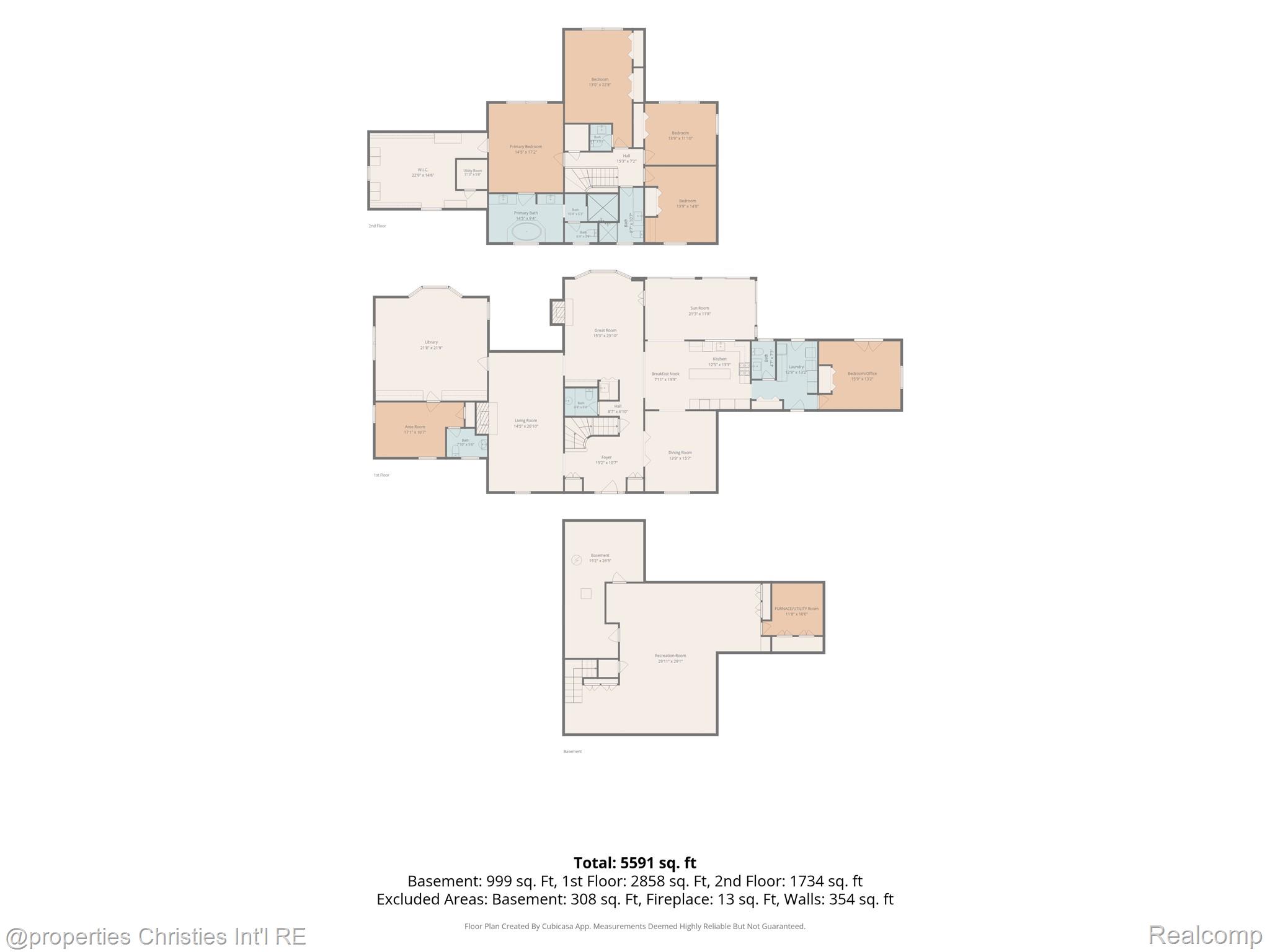 25235 Canterbury Road Franklin, MI 48025 - Photo 56 of 56 Floor plan