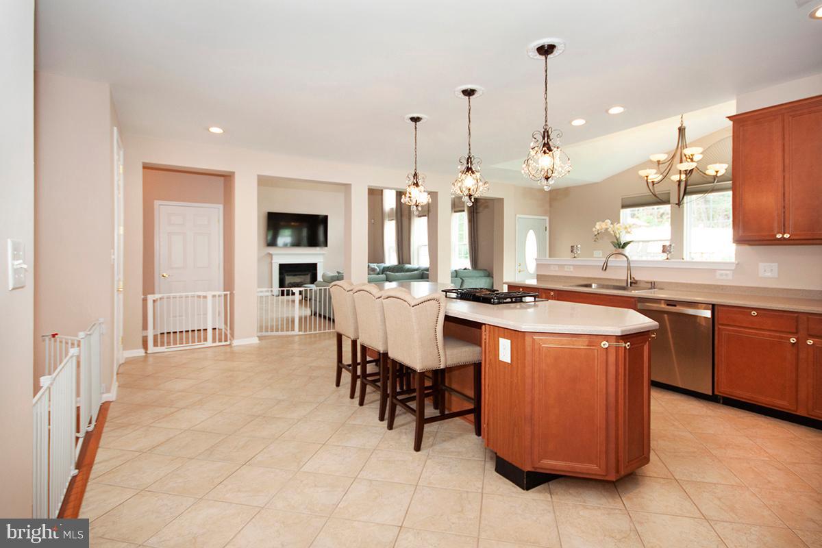 17 Ragan Ridge Road Sicklerville, NJ 08081 - Photo 11 of 57 Kitchen: Center Island: Pendant Lighting