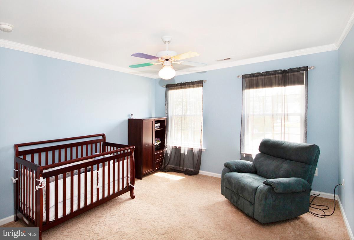 17 Ragan Ridge Road Sicklerville, NJ 08081 - Photo 28 of 57 Bedroom #2: Crown Molding, Ceiling Fan
