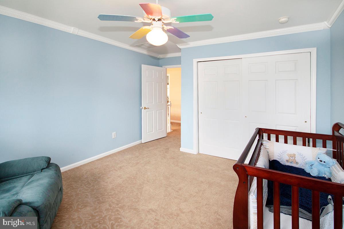 17 Ragan Ridge Road Sicklerville, NJ 08081 - Photo 29 of 57 Bedroom #2: Crown Molding, Ceiling Fan
