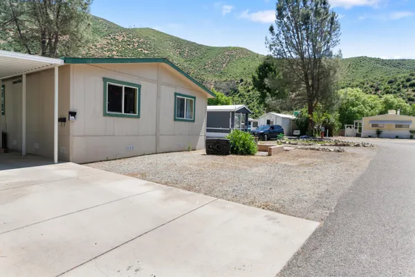a house view with a outdoor space