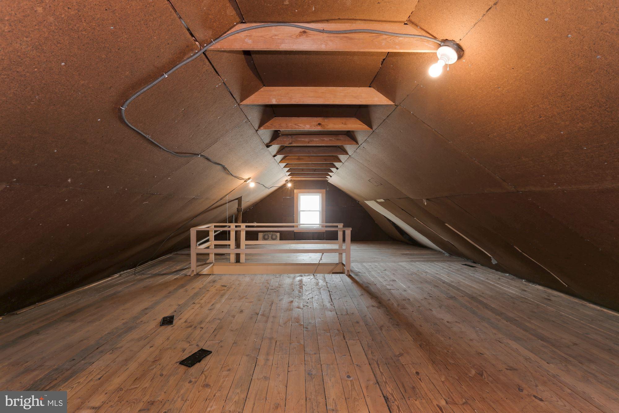 5615 Overlea Road Bethesda, MD 20816 - Photo 36 of 48 Attic, floored for storage.