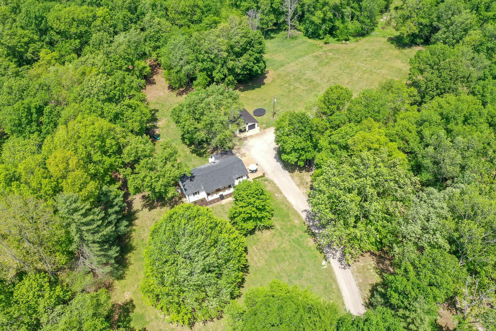 2361 Joe Brown Road Spring Hill, TN 37174 - Photo 27 of 27 an aerial view of residential house with outdoor space and trees all around