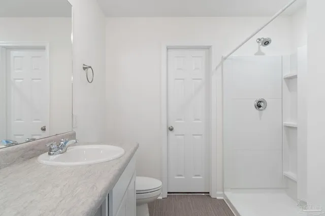 a outdoor space with garden view