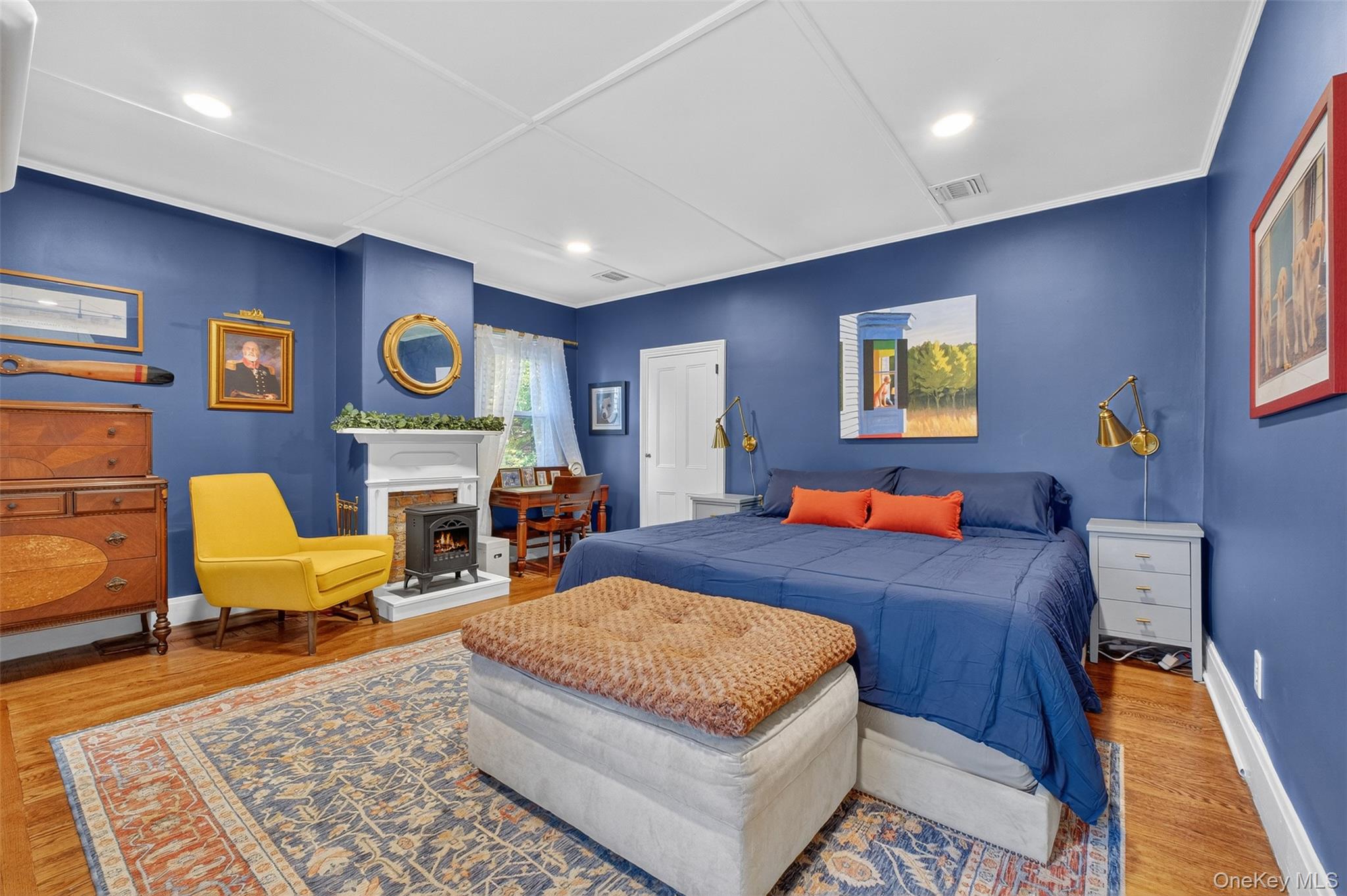 30 Old Post Road North Red Hook, NY 12571 - Photo 30 of 39 a bedroom with a bed and wooden floor