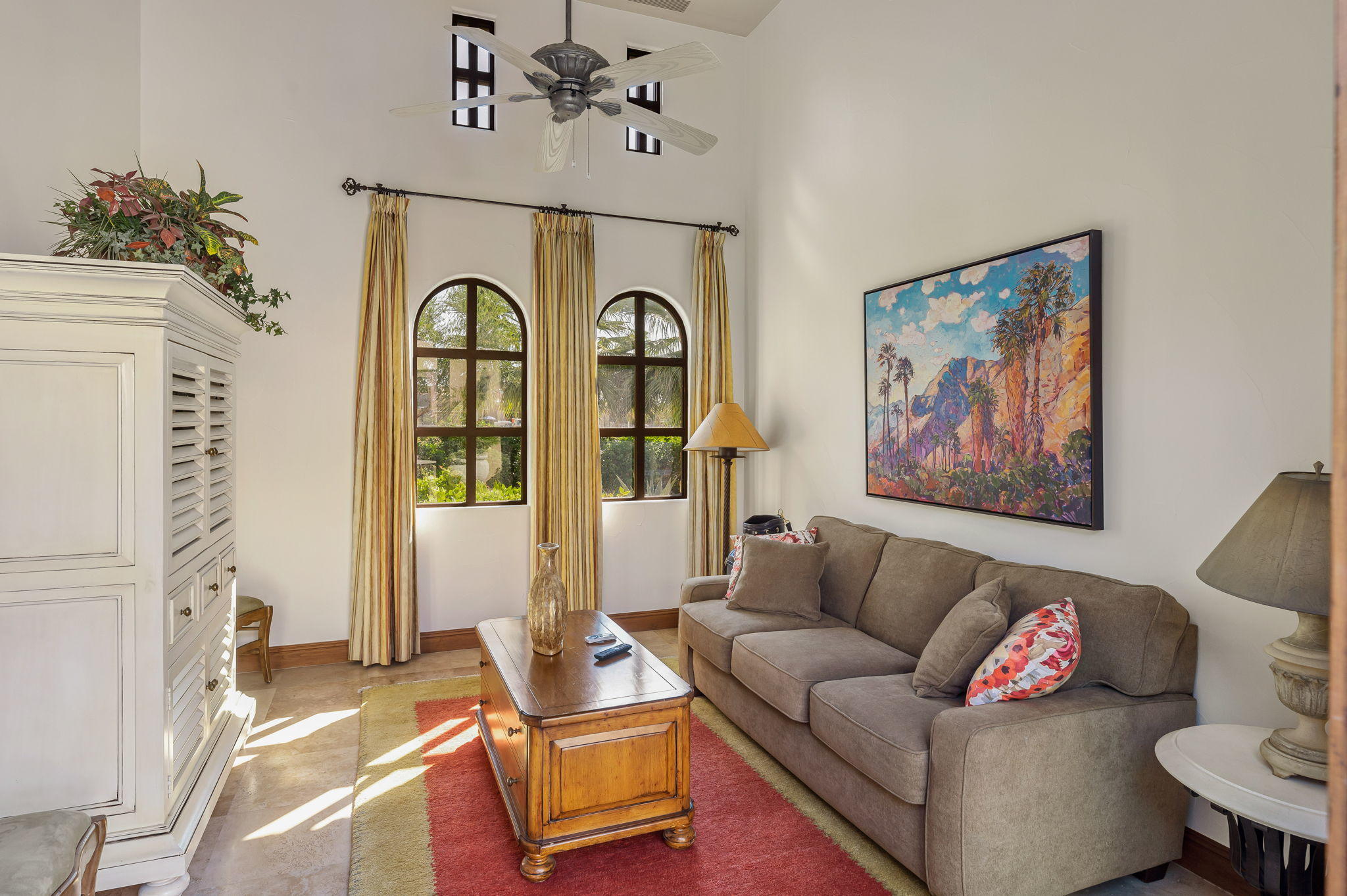 57325 Peninsula Lane La Quinta, CA 92253 - Photo 64 of 66 a living room with furniture and a large window