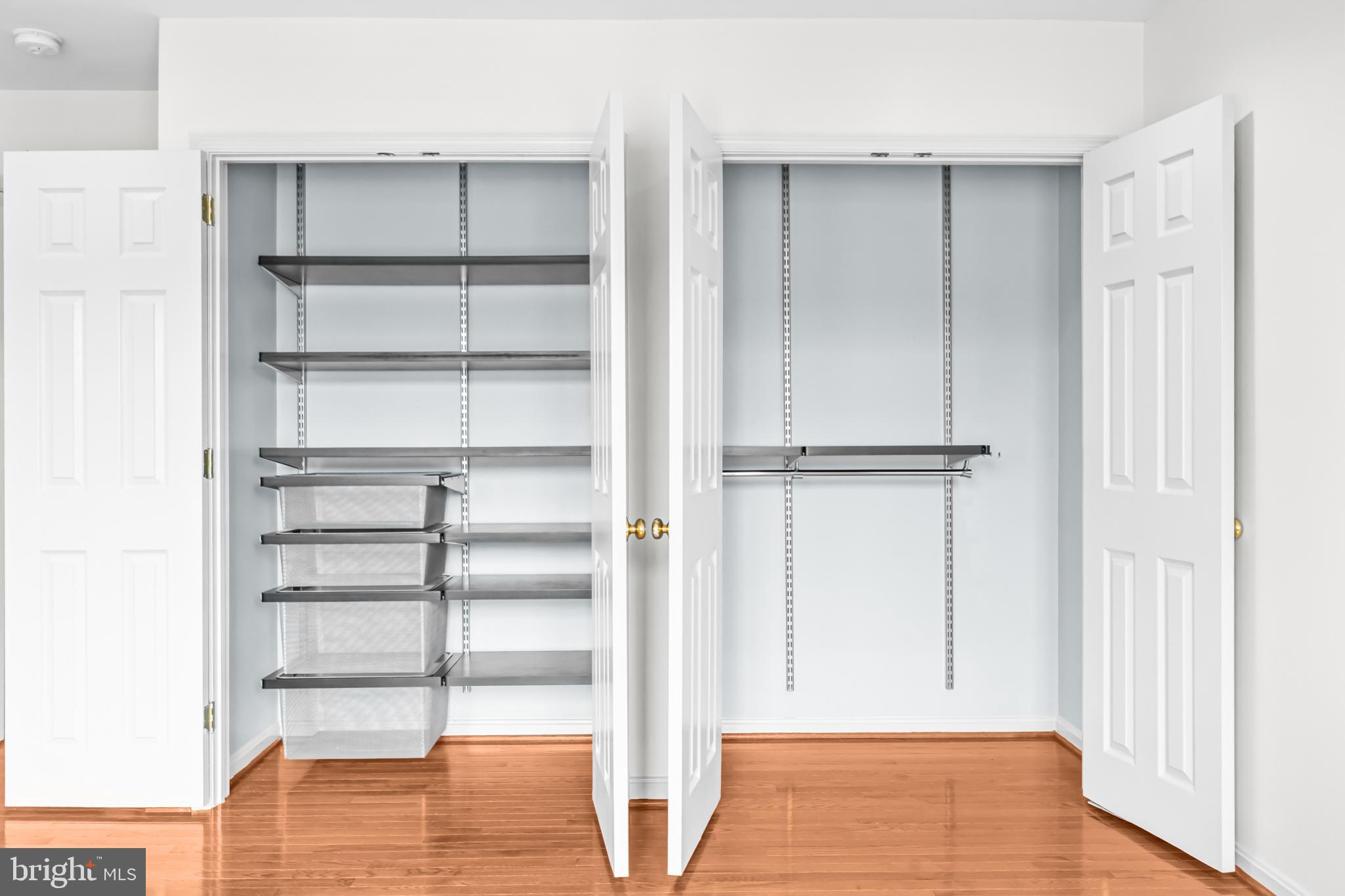 20366 Cloverfield Terrace Sterling, VA 20165 - Photo 37 of 96 a view of walk in closet with empty racks