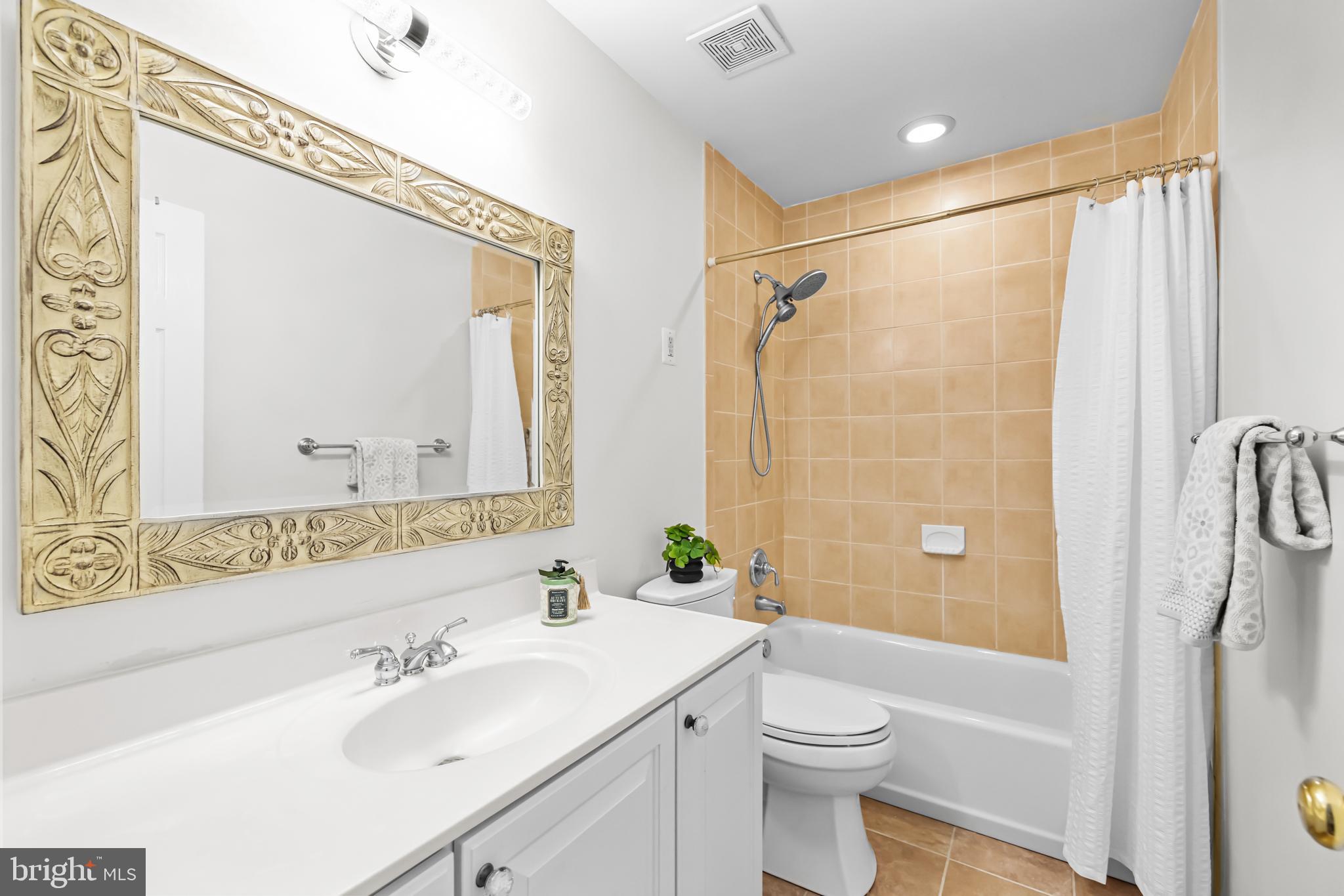 20366 Cloverfield Terrace Sterling, VA 20165 - Photo 48 of 96 a bathroom with a sink a toilet and shower