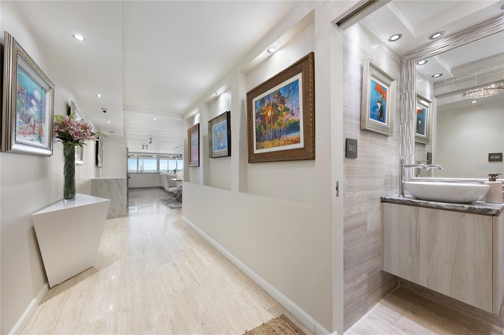 1 Bucaré, Unit 4 San Juan, PR 00913 - Photo 4 of 49 a spacious bathroom with a double vanity sink a mirror and a bathtub