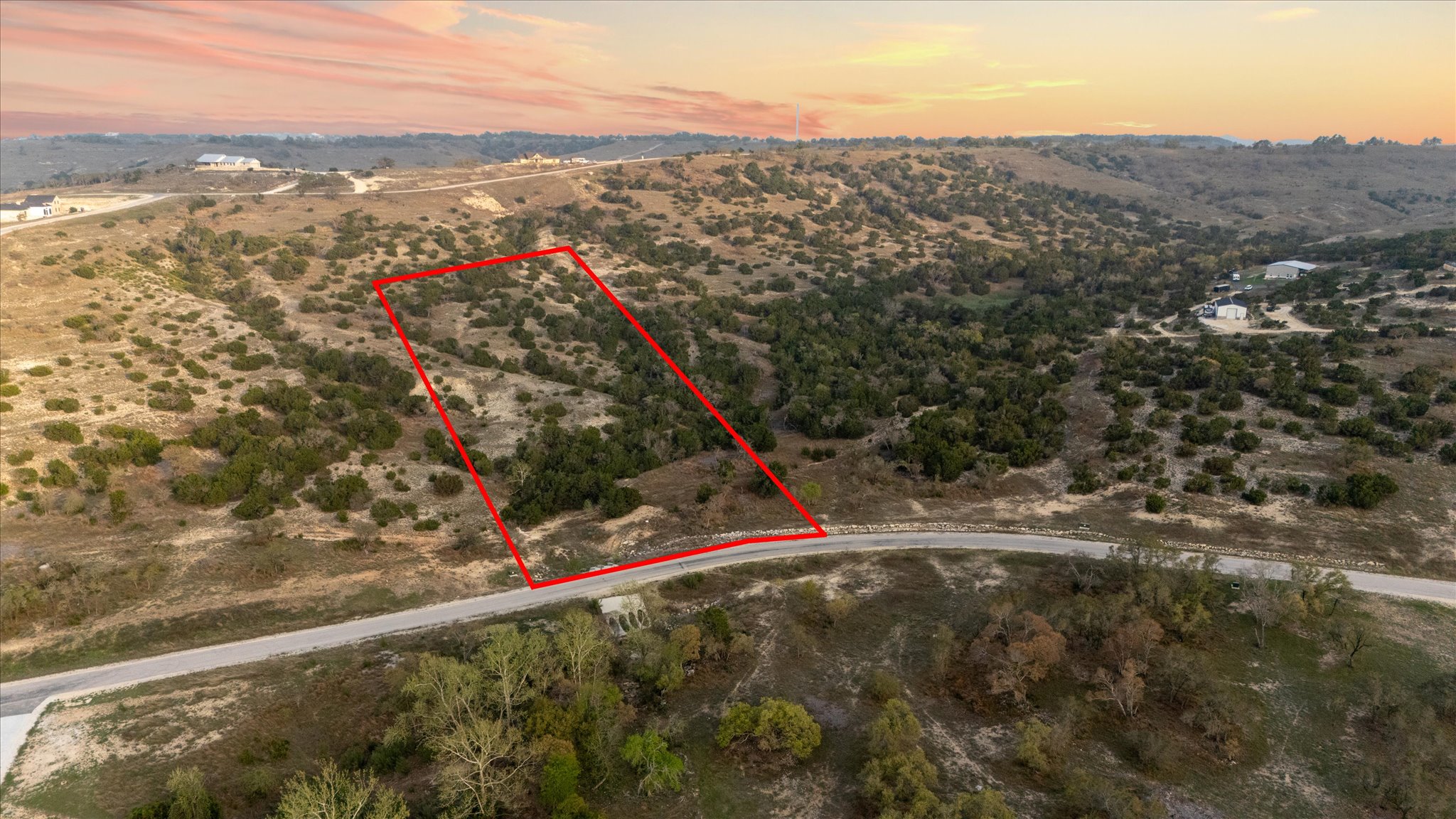 Lot 45 Falling Oak Trail Blanco, TX 78606 - Photo 1 of 11 a view of city and mountain