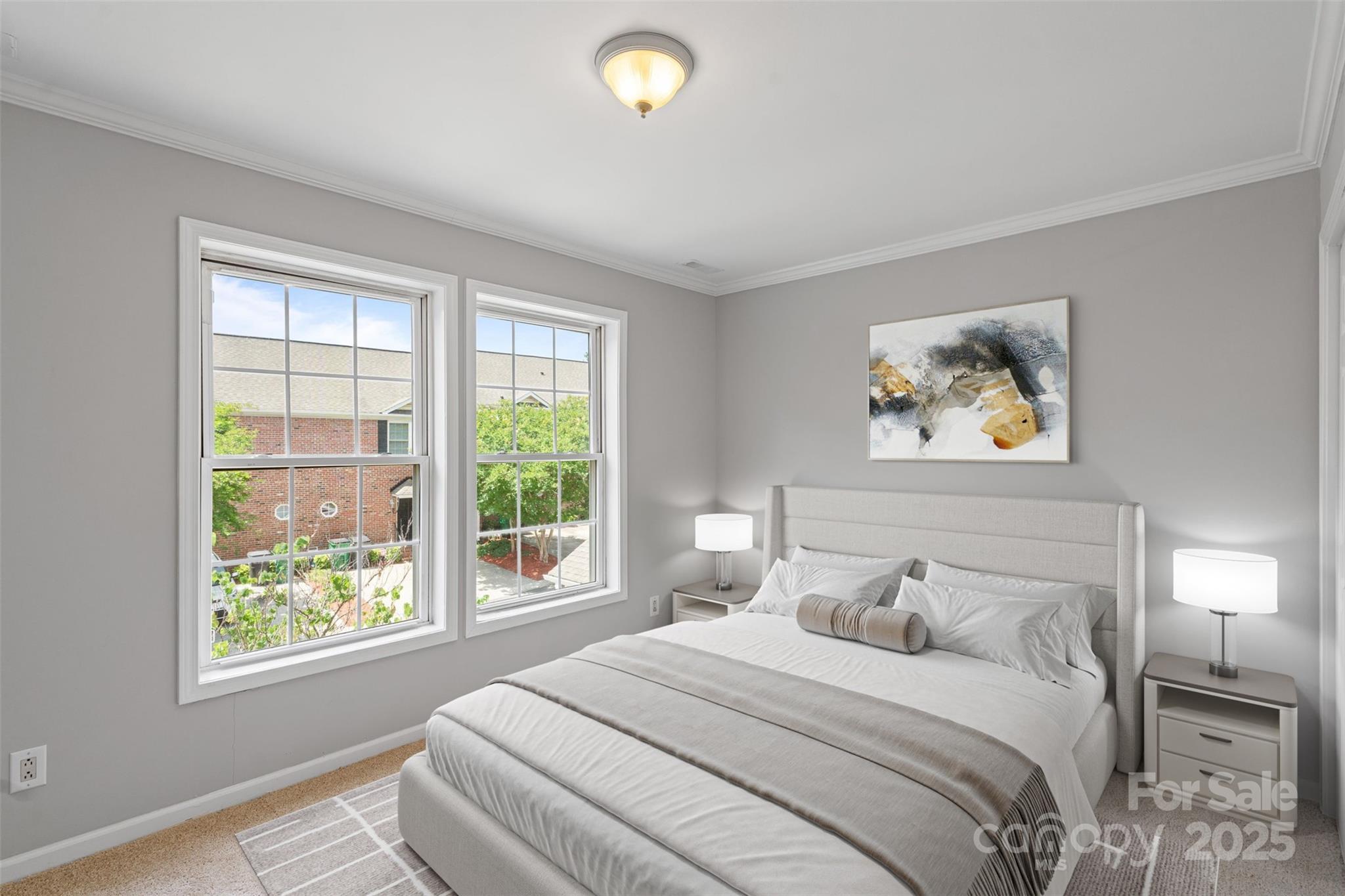 7019 Walnut Ridge Court Charlotte, NC 28273 - Photo 19 of 29 a bedroom with a bed and a window