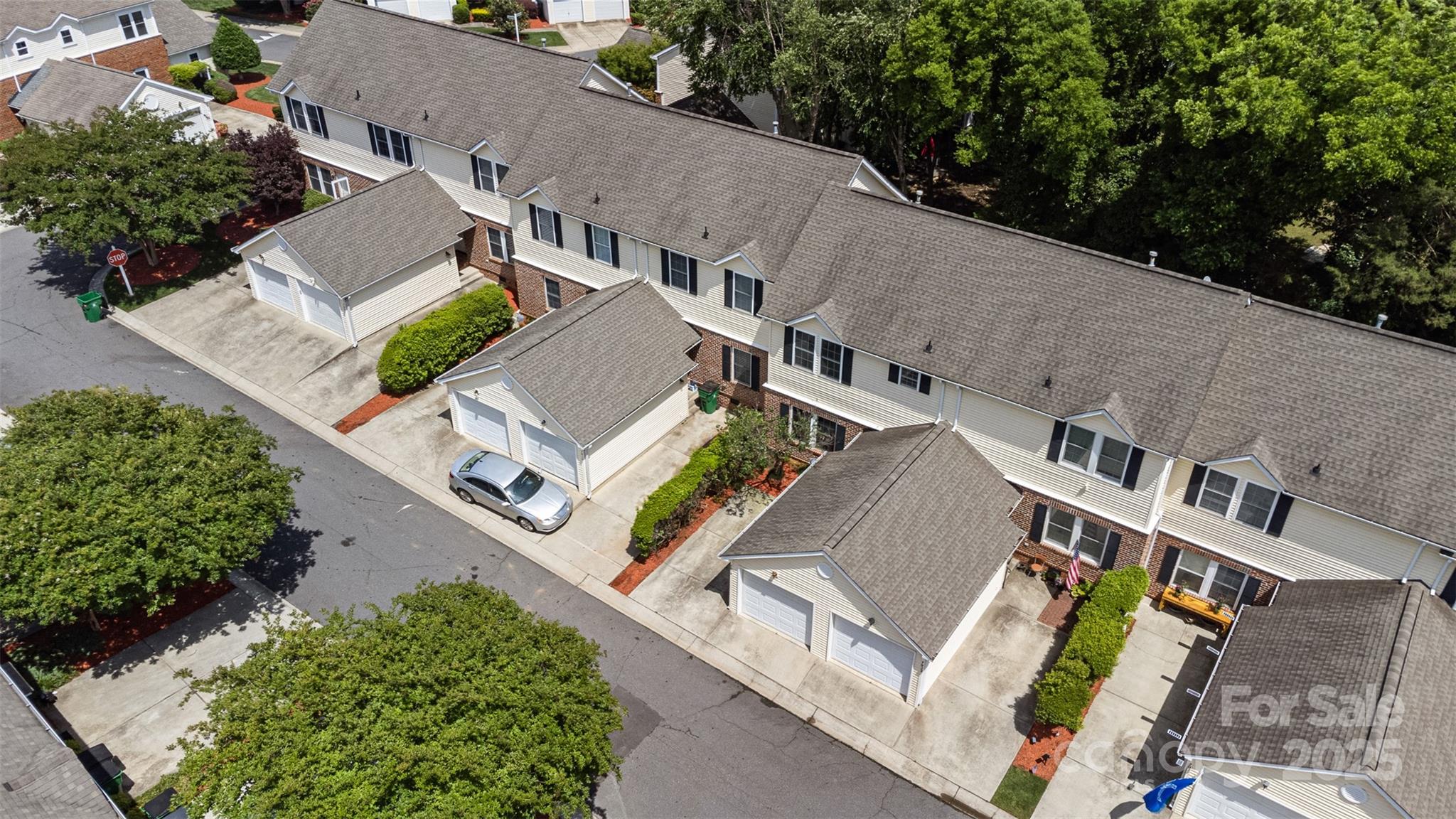 7019 Walnut Ridge Court Charlotte, NC 28273 - Photo 28 of 29 an aerial view of residential house with outdoor space and parking