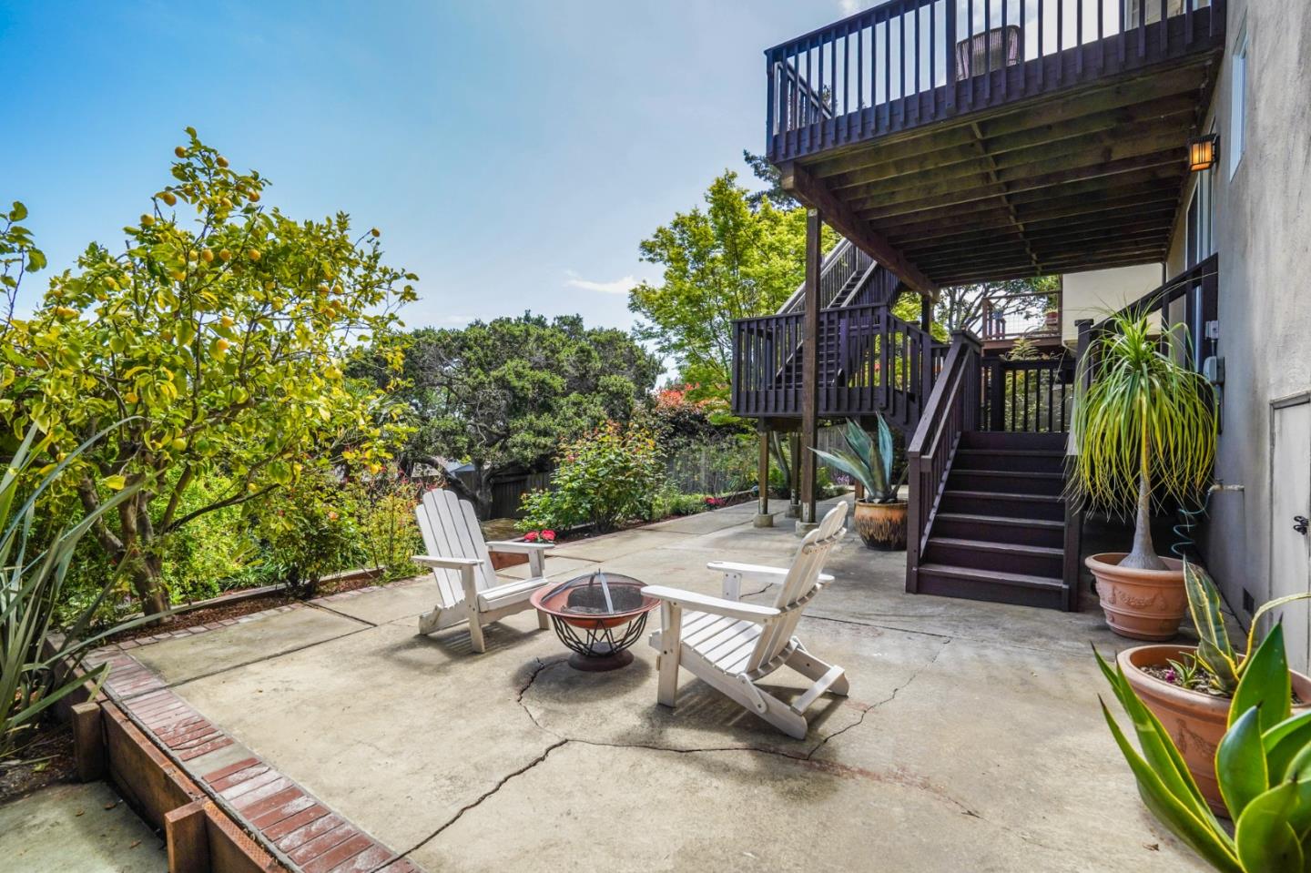 2211 Ewell Road Belmont, CA 94002 - Photo 33 of 44 a view of a chairs and table in the patio