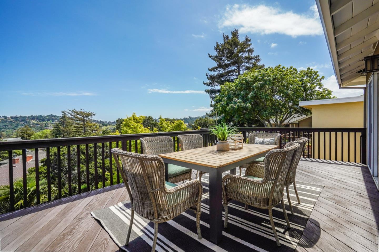 2211 Ewell Road Belmont, CA 94002 - Photo 9 of 44 a view of a balcony with furniture