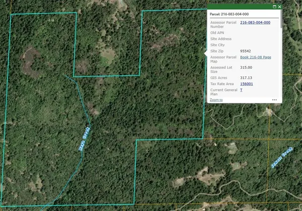 $100,000 | 0 Bell Springs Road, Garberville, CA 95542