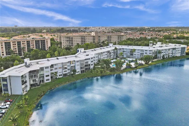 a view of city and lake with city view