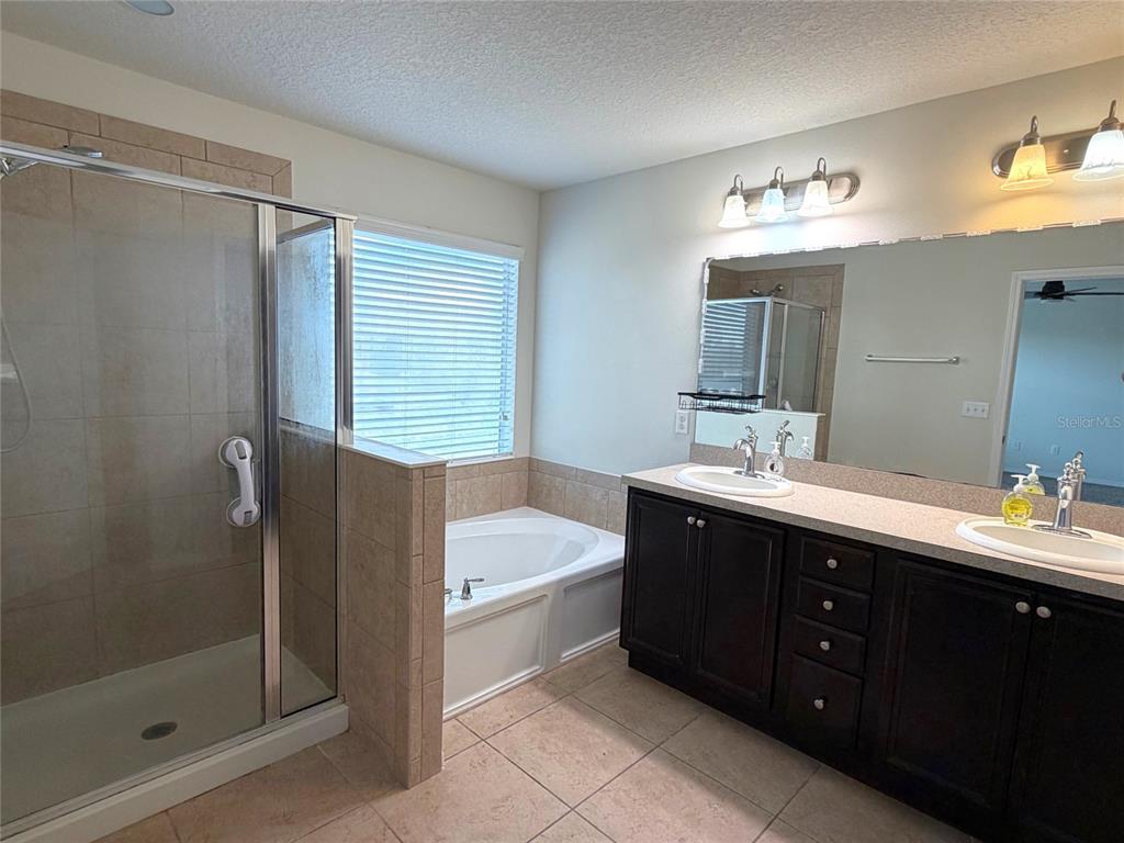 1376 Seburn Road Apopka, FL 32703 - Photo 18 of 32 a spacious bathroom with a tub sink shower and mirror